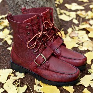VINTAGE POLO RALPH LAUREN BURNT RED RANGER BOOTS